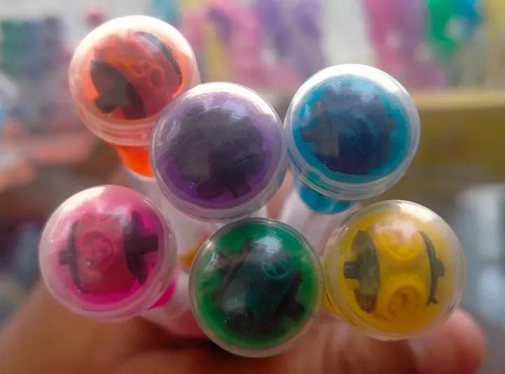 Multi Head Pencils for Kids, Non Sharpening Pencils With Stylish Stamp Cap Multi Head Pencils for Kids, Non Sharpening Pencils With Stylish Stamp Cap